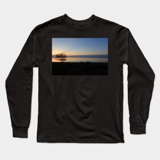 Views across Issyk-Kul, Kyrgyzstan Long Sleeve T-Shirt